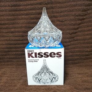 New Hershey's Kisses Crystal Candy Dish